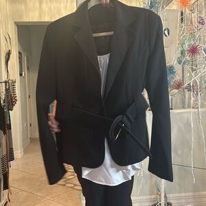 Blazer With White Top